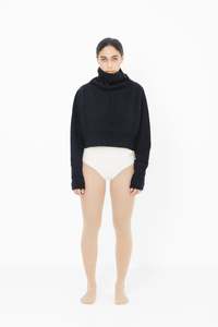 Excludes New Arrivals: Lela Jacobs - U Turtle Crop Crop Black