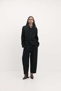 Harris Tapper - Cindy Jacket Black Bonded Suiting