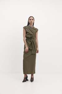 Excludes New Arrivals: Harris Tapper - Chaimberlain Dress Thyme