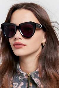 Karen Walker Eyewear - Apollo One Black