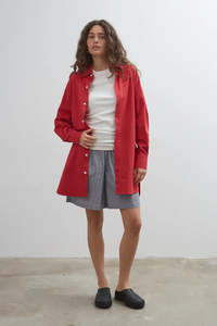 Commonplace Essentials - Peachy Shirt Red