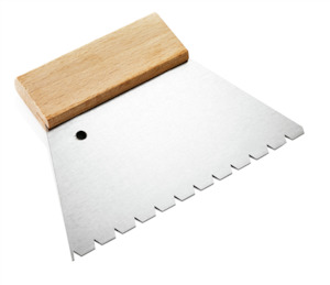 Trowels: Notch Trowel B16 1500G 180mm