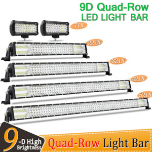 Light Bars: Quad Row Straight LED Light Bar
