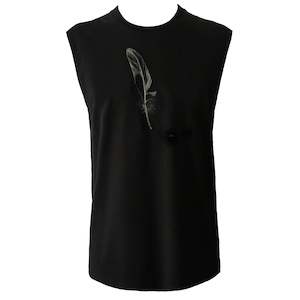 T-shirt: Mens Cut off - Feather
