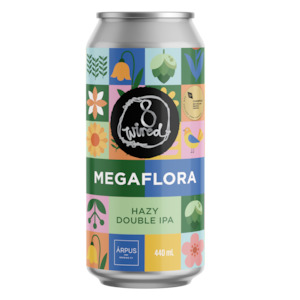Megaflora - Hazy Double IPA 8.0% - 440ml Cans