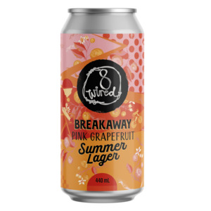 Breakaway - Pink Grapefruit Summer Lager 4% - 440ml Cans