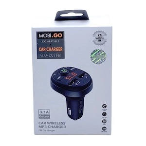 Electronics: Car Charger & Bluetooth Kit - Mobigo