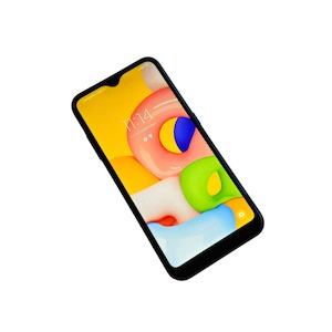 Samsung Phones: Samsung Galaxy A01 16GB Dual Sim Blue - As New - Preowned