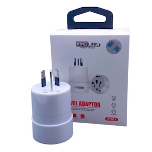 Apple Cables: Kinglink Travel Adapter P301 Wall Plug (USA & Europe to NZ & AUS)