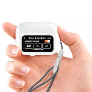 Earphones: Maxguard Wireless Earphones with LED Colour Touchscreen