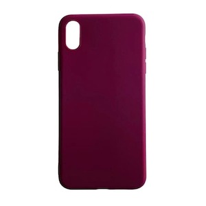 iPhone XS Max Case (Maroon)
