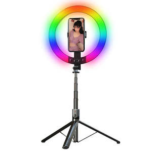 1.9m Ring Light Selfie Stick P100RGB