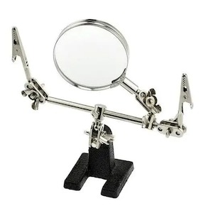 Jeweller, Modelling, Computer Repair Clamp & Magnifying Glass