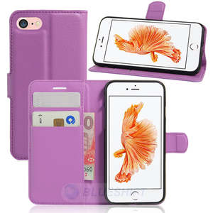 Iphone Se 5s 5: iPhone SE Case (3rd Gen) PU Wallet (Purple)