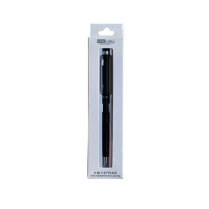 Stylus Pen (2 in 1) - Dual Touch (Black)