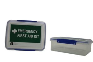 Products: Plastic Container for Emergency Supplies A1 First Aid