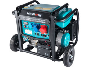Products: Heron 17hp 8.2kW Petrol 3 Phase Generator - A1 Motorcycles