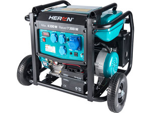 Products: Heron 17hp 8.2kW Petrol Generator with Zero Gravity Frame - A1 Motorcycles