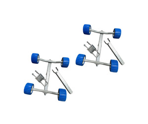 Products: Complete Centre Quad Roller Set (left and right) Aakron Xpress