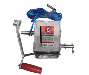 Products: Trojan 3: 1, Boat Winch, Aakron Xpress, Easy fit, Solid gear construction, Galvanised, Synthetic winch rope, Heavy duty