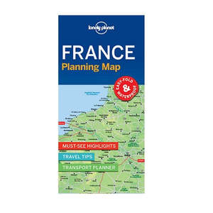 France Lonely Planet Map