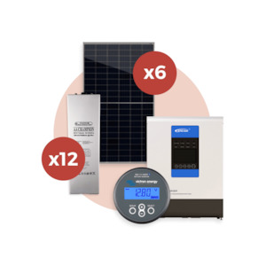 Kit Sets: 2V Gel 600Ah 24V Studio Off-Grid Solar Kit set