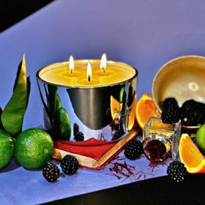 Saffron & Boysenberry Soy Candle
