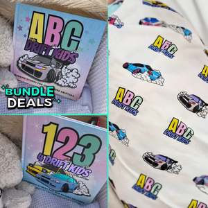 BABY BUNDLE - ABC & 123 Books + Swaddle