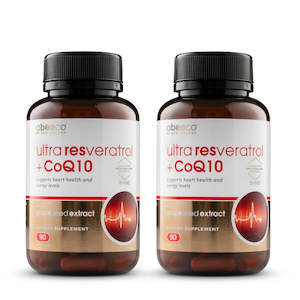 Supplements & Vitamins: Ultra ResVeratrol + CoQ-10 - Twin Pack