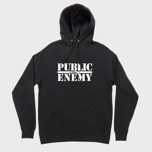 PUBLIC ENEMY CLASSIC PO HOOD BLACK