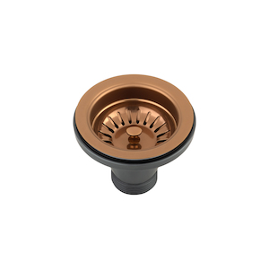 Products: Sink Basket Waste 40mm - Brushed Copper (NZ) ABI Bathrooms & Interiors
