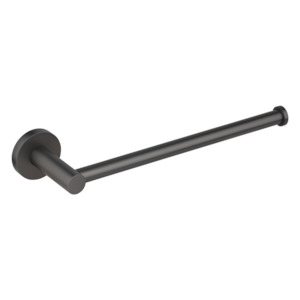 Elysian Hand Towel Holder - Brushed Gunmetal (NZ) ABI Bathrooms & Interiors