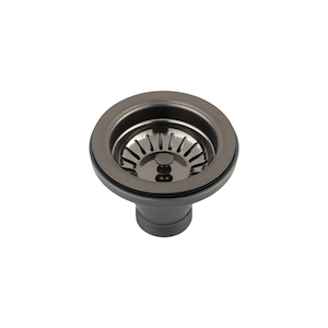 Sink Basket Waste 40mm - Brushed Gunmetal (NZ) ABI Bathrooms & Interiors