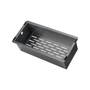 Sola Sink Colander Insert - Brushed Gunmetal (NZ) ABI Bathrooms & Interiors