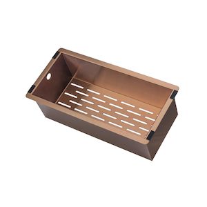 Sola Sink Colander Insert - Brushed Copper (NZ) ABI Bathrooms & Interiors