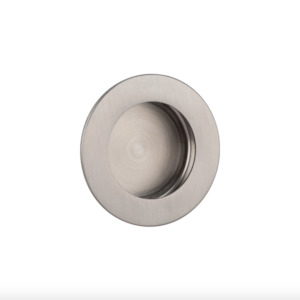 Products: Atley Flush Pull Round - Stainless Steel (NZ) ABI Bathrooms & Interiors