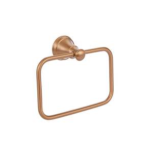 Kingsley Hand Towel Holder - Brushed Copper (NZ) ABI Bathrooms & Interiors