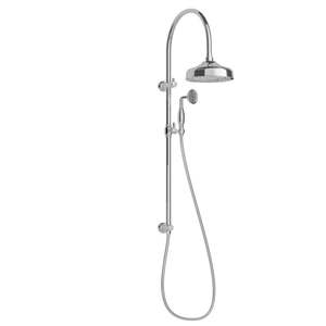 Kingsley Shower Rail Set - Chrome (NZ) ABI Bathrooms & Interiors