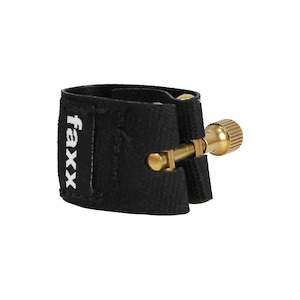 Soprano Sax Ligatures: Faxx Soprano Sax Ligature (Strap Style)