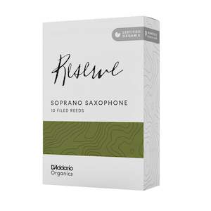 Soprano Saxophone Reeds: Organic Reserve Soprano Saxophone Reeds Box of 10