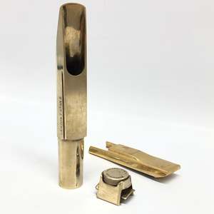 Used Lawton 7*B Baritone Saxophone Metal Mouthpiece  (Gold)