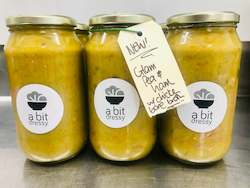Frontpage: SOUP OF THE MONTH-700ml -Rustic Pea & Ham w/ chicken bone broth