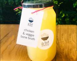 THE ULTIMATE CHICKEN BONE & VEGGIE BROTH or CHICKEN PHO GA BONE BROTH - 1LTR