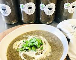 GOURMET ROASTED MUSHROOM SOUP w/ thyme & garlic - VEGAN -700ml