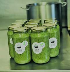 Soups: GREEN GOODNESS SOUP - VEGAN -1 ltr
