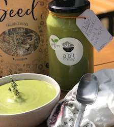 AVOCADO, MINT & LIME SOUP -1 ltr -vegan ( serve chilled)