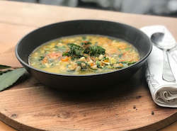Soups: KETO FREE RANGE CHICKEN & VEGGIE SOUP - 1ltr