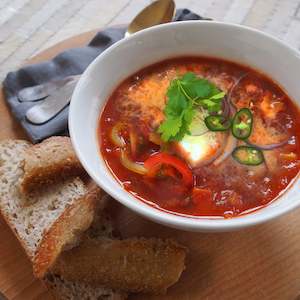 Soups: SPICY BEEF TACO SOUP- 700ml