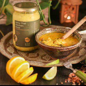 KETO SPICY THAI CHICKEN SOUP -w chicken bone broth- 700ml