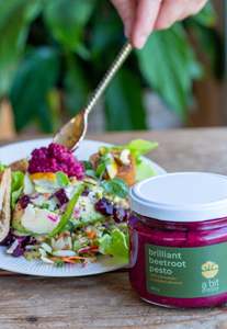 BRILLIANT BEETROOT PESTO with toasted almond & parmesan - 300 ml